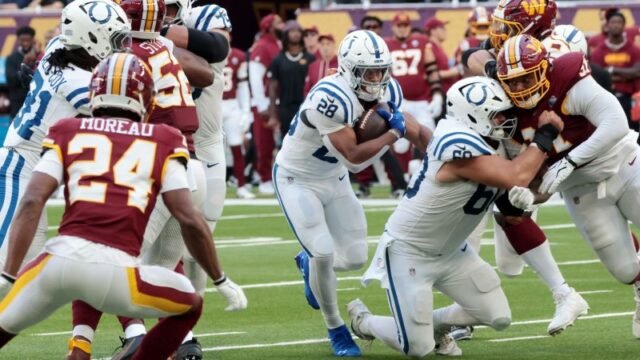 Jonathan Taylor and Bijan Robinson dominate top spots in Week 5 fantasy football running back list
