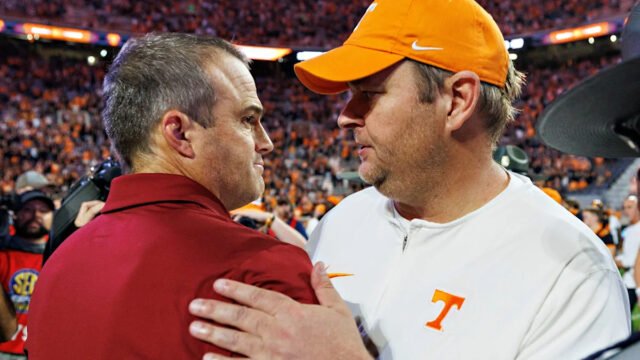 Tennessee coach Josh Heupel previews tough road game at South Carolina on Saturday