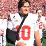 Ohio State quarterback Julian Sayin sidelined for weeks with right arm injury after win over Indiana