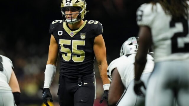 Saints to play Monday night without linebacker Kaden Elliss against Falcons at Caesars Superdome