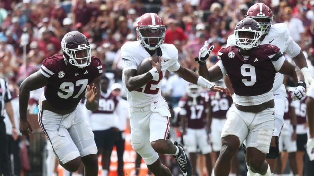 Alabama’s Keelon Russell dominates again as Tide crush Mississippi State 56-23