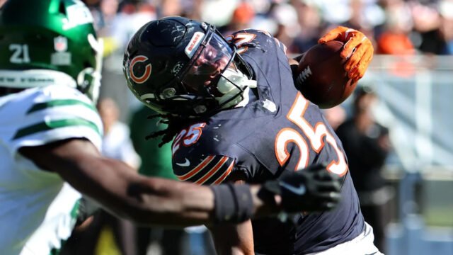 Kyle Monangai rises in fantasy RB rankings after 146-yard, 2-TD game despite thumb injury
