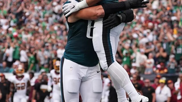 Lane Johnson ends 14-year NFL career with Eagles to prioritize mental health and family