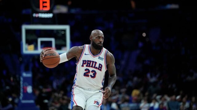 LeBron James to debut for 76ers in NBA clash against Knicks on Tuesday afternoon