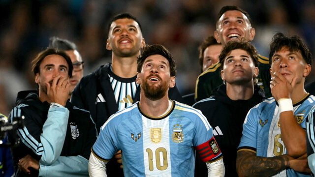 Lionel Messi scores and assists in emotional farewell match for Argentina before 85,000 fans