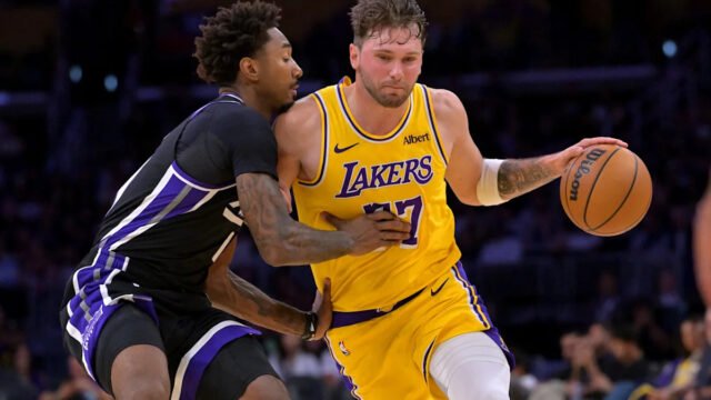 Lakers aim to reduce Luka Doncic’s ball dominance by boosting off-ball play and pace