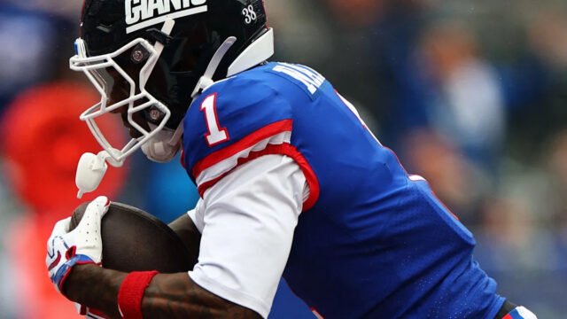 Malik Nabers catches 11 passes on 20 targets for Giants against Commanders in Week 5