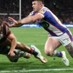 Mark Nawaqanitawase scores twice as Sydney Roosters clinch 16th NRL title against Newcastle Knights