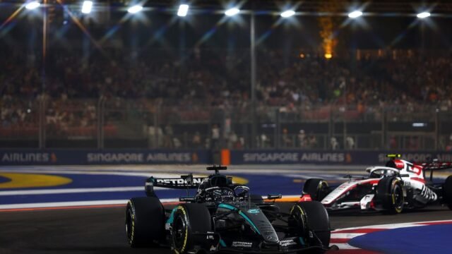 Mercedes puzzled as Russell’s old package outperforms Antonelli’s upgrade in Singapore GP sprint qualifying