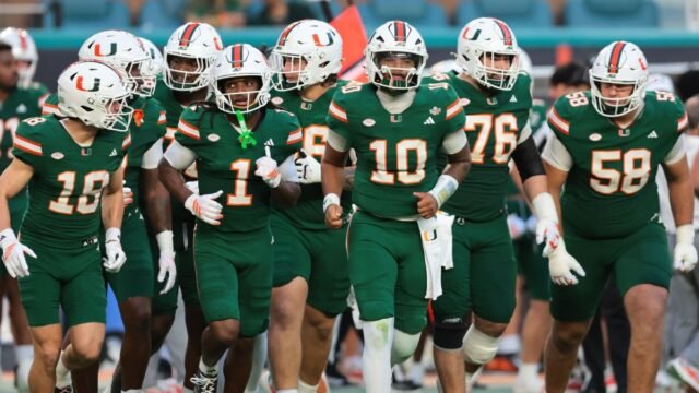 Miami Hurricanes claim No. 1 spot in AP Top 25 for first time since 2002 after double OT win over Florida State