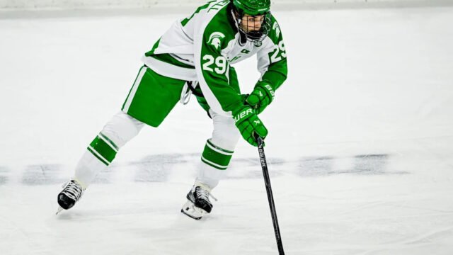 Michigan State aims to complete sweep against Northern Michigan at Munn Ice Arena Sunday afternoon