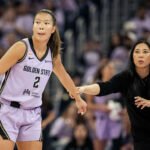 Golden State Valkyries coach Natalie Nakase collapses late in game but team advances to WNBA semifinals