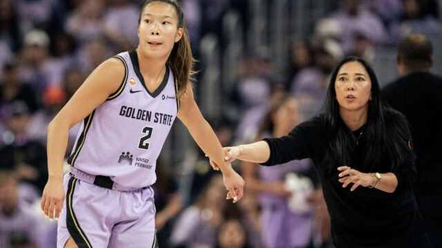 Golden State Valkyries coach Natalie Nakase collapses late in game but team advances to WNBA semifinals