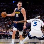 Nikola Jokic ranks his latest behind-the-back preseason assist to Cam Johnson among his best passes