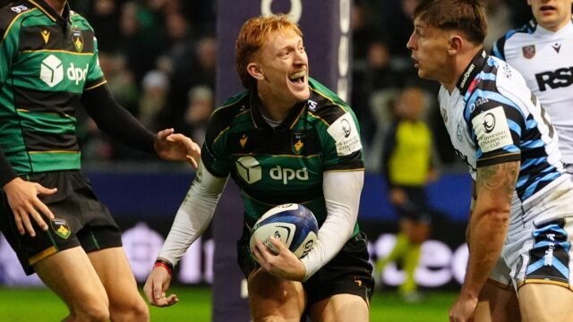 Northampton secures first English victory in Champions Cup with 28-12 win over Cardiff