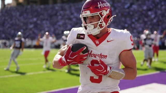 UH’s Patrick Overmyer sets FBS record with 4 TDs; Liam Dougherty breaks punting mark in Big 12 wins