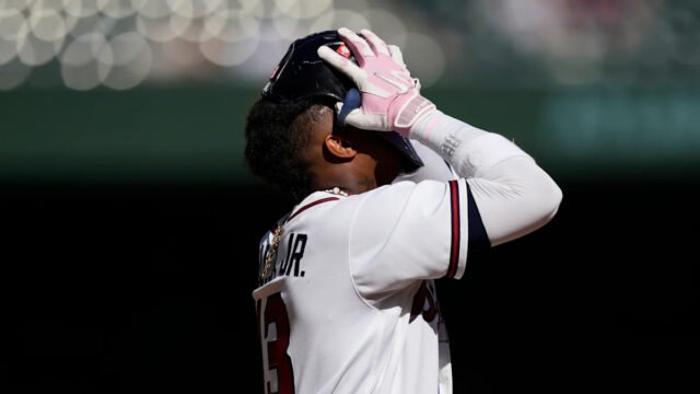 Ronald Acuña Jr. struggles as Braves lose decisive game to Dodgers, ending season early in Atlanta