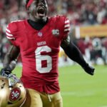 49ers hold off Commanders 23-17 with late defensive stops to extend winning streak to six games