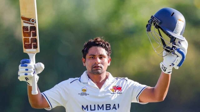 Sarfaraz Khan’s unbeaten 139 drives Mumbai to strong lead over Himachal in Ranji Trophy