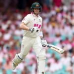 Steve Smith leaves fielding after helmet strike by Nortje in Durban Test against South Africa