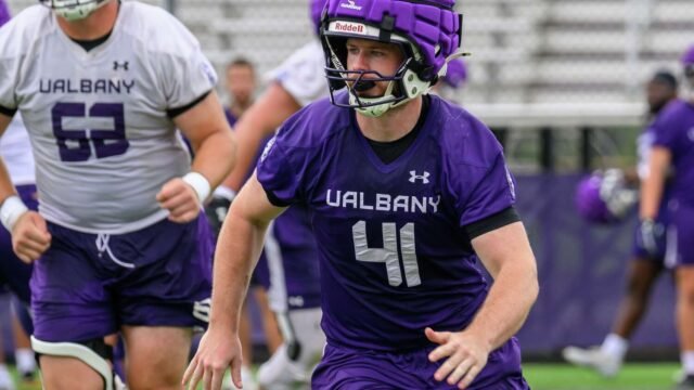 UAlbany aims to end losing streak in homecoming rematch with Delaware State after last year’s seven-hour game