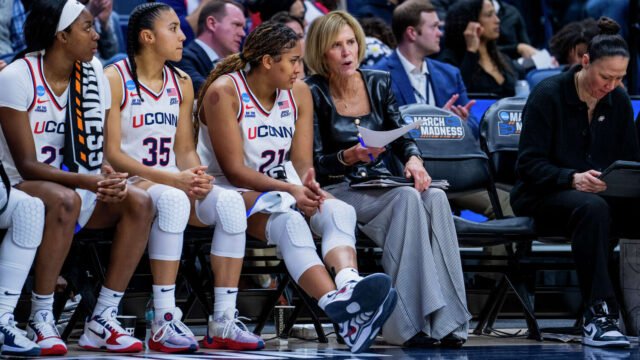 UConn auctions rare fan opportunity to sit on women’s basketball bench during preseason games