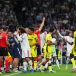 Vinicius Jr receives red card for hair pull in Real Madrid’s win, Mourinho skips press conference